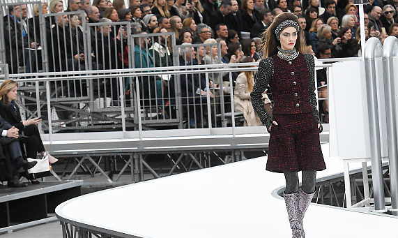 Chanel Leaves Earth Behind at Paris Fashion Week With an Actual