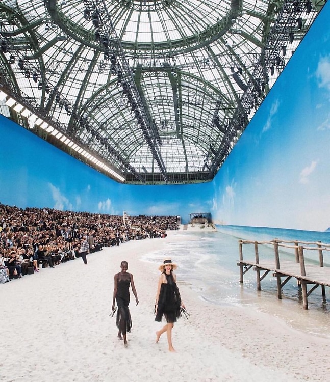 Chanel Brought The Beach For Spring 2019