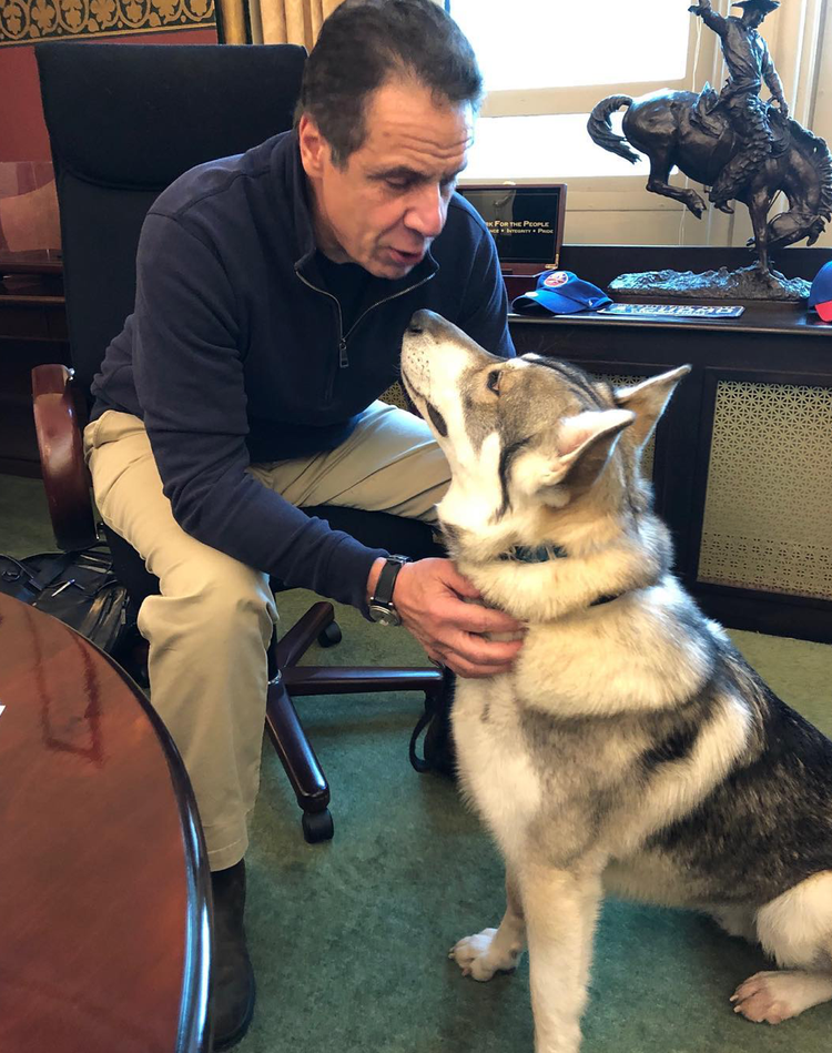 Does Governor Cuomo Love His Dog Captain A Little Too Much