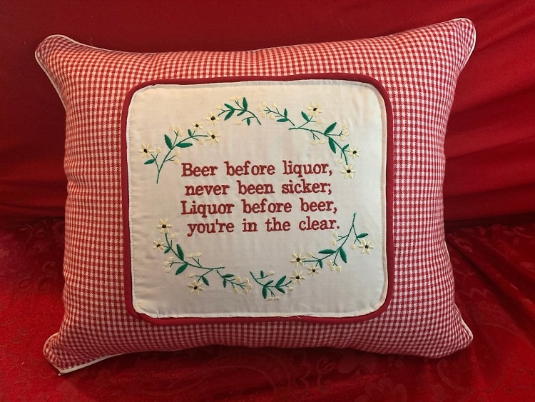 Needlepoint Pillows Are Coming Back All Over the Country, But They Never  Went Out of Style in the South