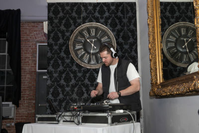 dj 4tify in Levitation Activewear Cocktail Party at Mansion Fitness