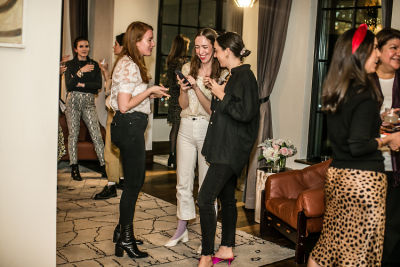 margaret hancock in Lingua Franca's Extraordinary Women Cocktail Party at The Ludlow Hotel Penthouse
