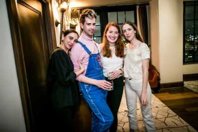 jacob faber in Lingua Franca's Extraordinary Women Cocktail Party at The Ludlow Hotel Penthouse