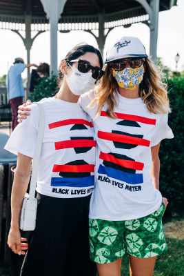 rachelle hruska-macpherson in A-Listers Join Montauk's Love At The End March For Black Lives Matter