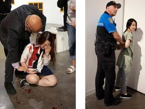 Woman Gets Stabbed At Art Basel, People Think It's Art