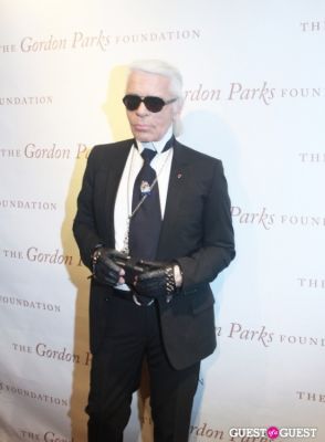 karl lagerfeld in The Gordon Parks Foundation Awards Dinner and Auction