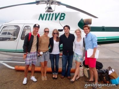 nik tarascio in Ventura Helicopter Ride To The Hamptons