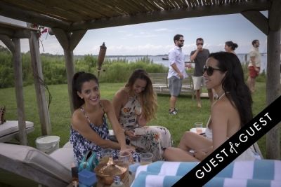 samantha guastella in GUEST OF A GUEST x DOLCE & GABBANA Light Blue Mediterranean Escape In Montauk