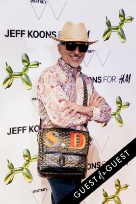 simon doonan in Jeff Koons for H&M Launch Party