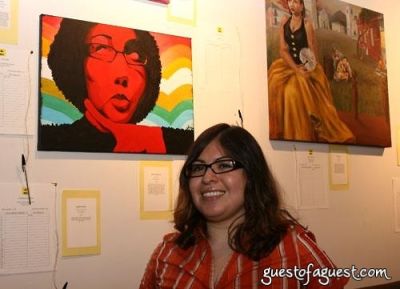 jessica perilla in LWALA artist auction event