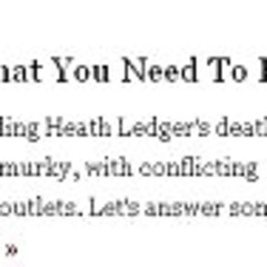 Gawker Posts 16 Times On Heath Ledger In The Last 24 Hours