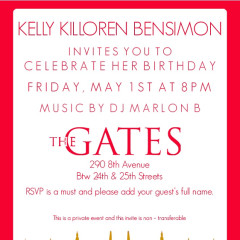 Kelly Bensimon's Birthday Party-Tonight At The Gates