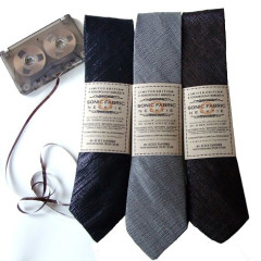 The Best Guests Come Bearing Gifts...Recycled Cassetts Neckties