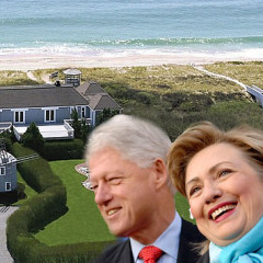 The Clintons Love Them Some Hamptons