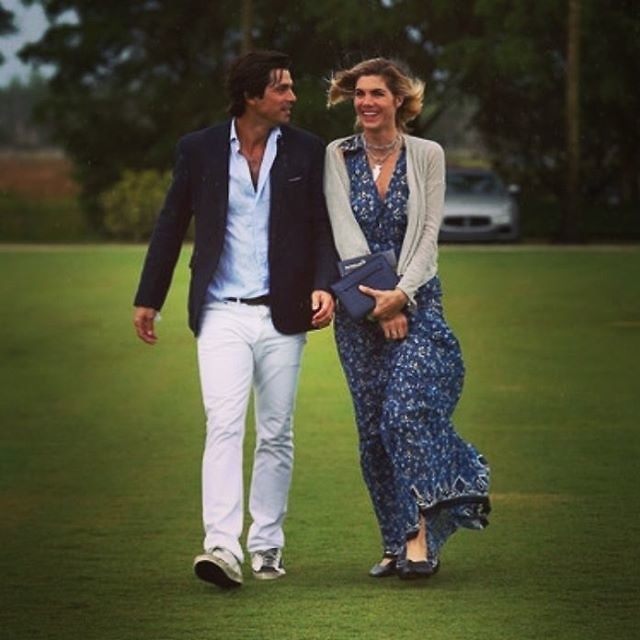 Delfina and Nacho at the Royale Salute Polo Classic