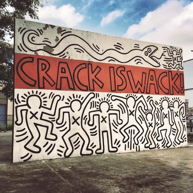 Crack Is Wack, Keith Haring