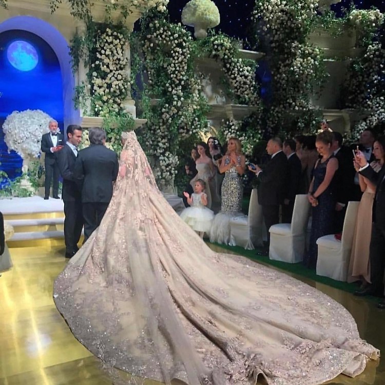 Inside an oligarch's multi-million-pound wedding