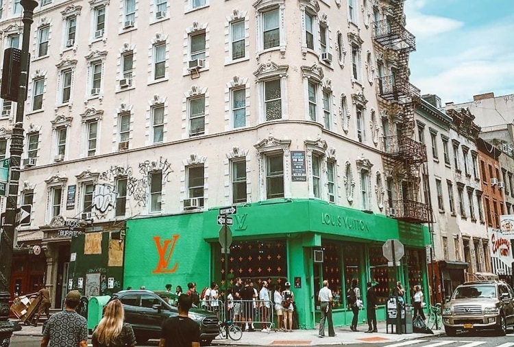 Louis Vuitton Green Store New York