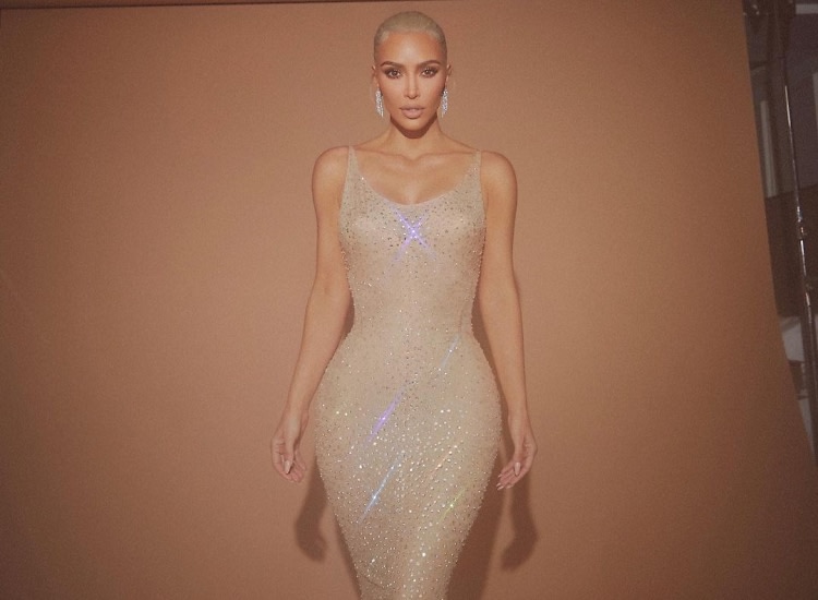 Kim Kardashian Takes Marilyn Monroe's “Happy Birthday, Mr. President” Dress  Out for a Spin