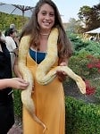 corbin-chase-wearing-sarah-jessica-parkers-pearls-with-ziggy-the-albino-burmese-python