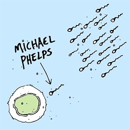 michael-phelps swims fast