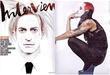 Marc Jacobs, Interview, Andy Warhol