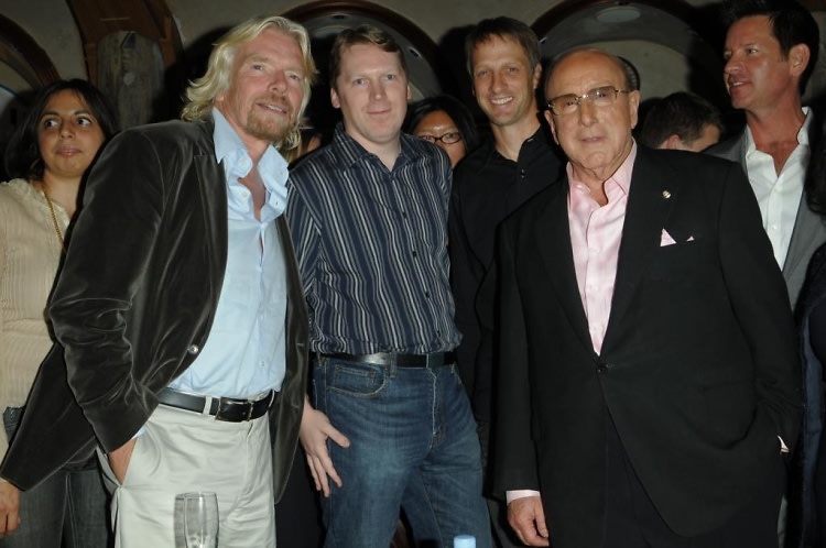 Richard Branson, Cameron Sinclair, Tony Hawk, Clive Davis