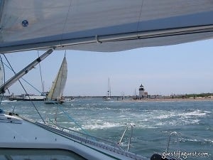 Approaching The Finish Line at Brant Point