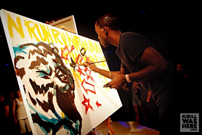 Lion painter