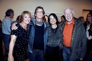 Patti LuPone, Lou Reed, Cora Cahan, Bernard Gersten 