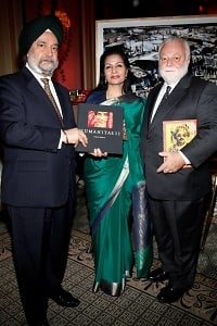 Hadeep Singh Puri, Lakshmi Puri, Fredric Roberts 