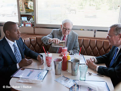 Jay-Z, Warren Buffett, Steve Forbes