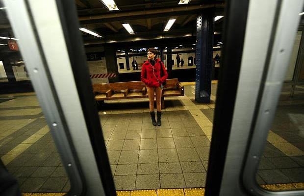 Pants Off Subway 2011
