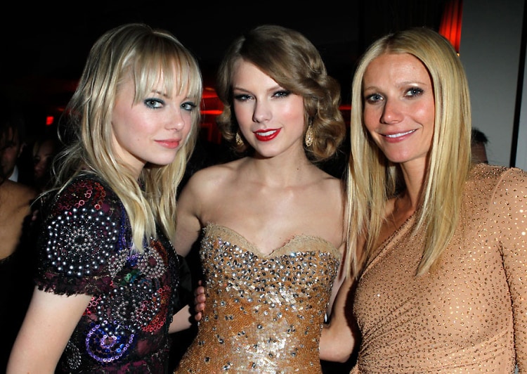 Emma Stone, Taylor Swift, Gwyneth Paltrow