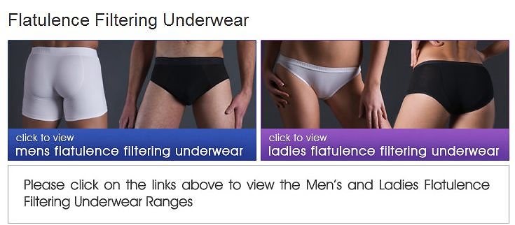 Apparently This Matters: Fart-filtering underwear