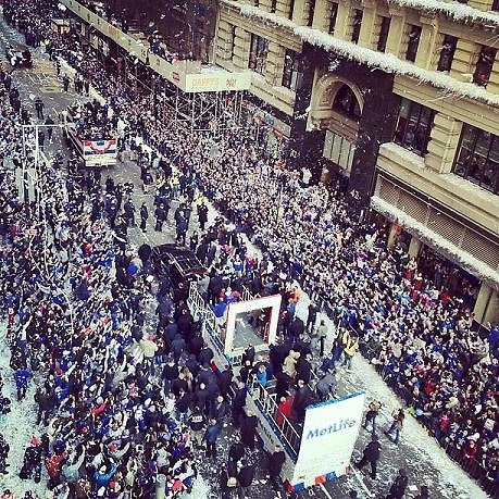 New York Giants Super Bowl parade