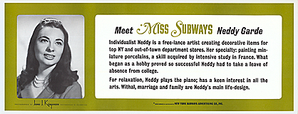 Meet Miss Subways: NYC Transit's Timeless Beauties