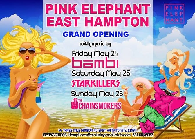 Pink Elephant Memorial Day Grand Opening