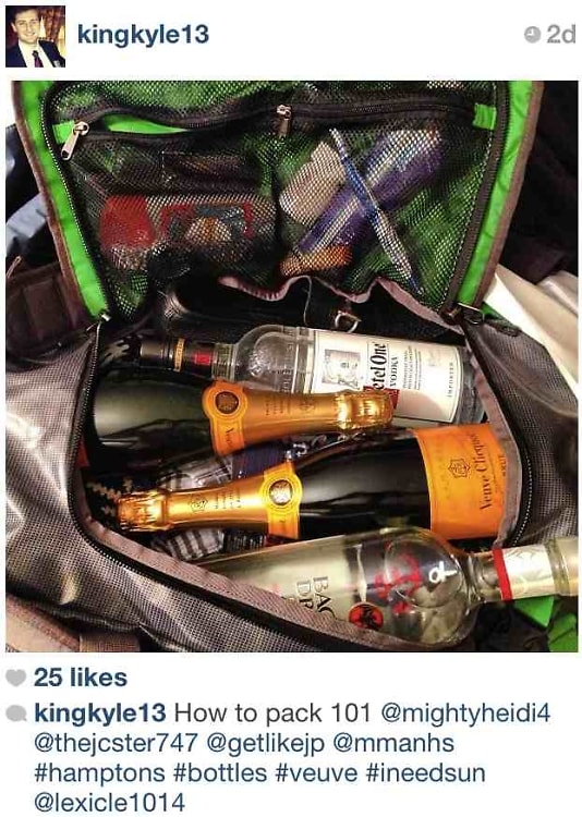 An Alcoholic's Hamptons Luggage
