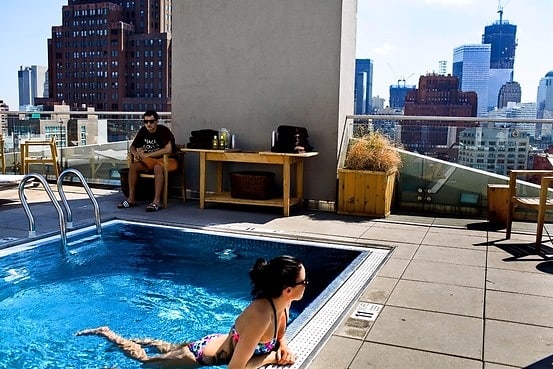 The James Hotel Pool NYC