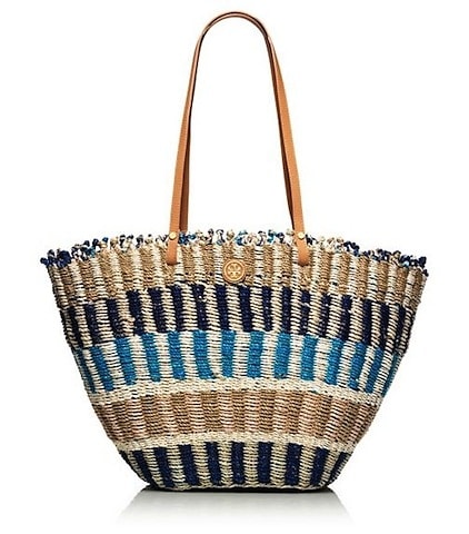 Tory straw tote