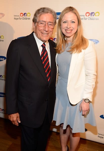 Tony Bennett, Chelsea Clinton