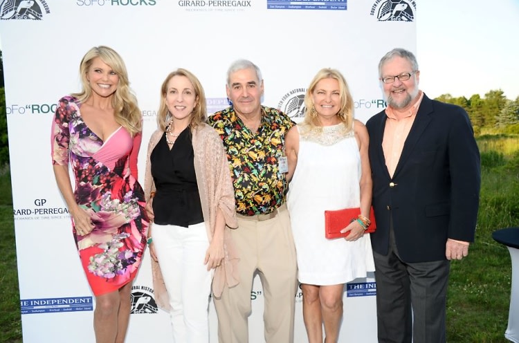 Christie Brinkley, Susan Rockefeller, Andy Sabin, Debra Halpert, David Rockefeller