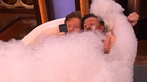 Conan O'Brien, Ricky Gervais