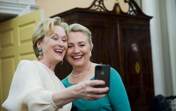 Meryl Streep and Hillary Clinton