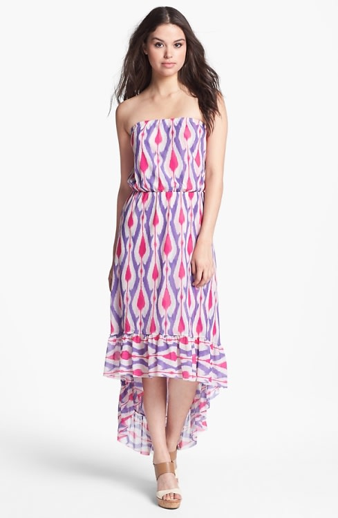 Sweet Pea by Stacy Frati Stripe High/Low Maxi