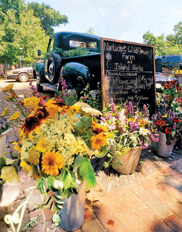 Nantucket Town Flower Truck
