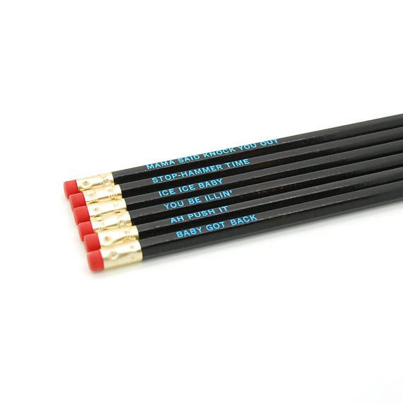 Classic Rap Pencil Set