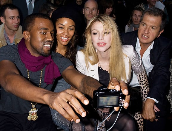 Kanye West, Alexis Pfiffer, Coutrney Love, Mario Testino