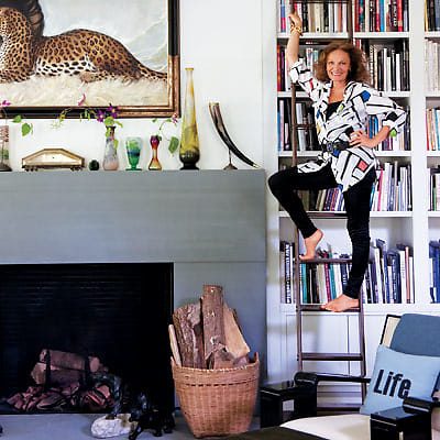 Diane Von Furstenberg's Connecticut Cottage